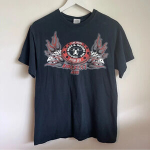 Bikefest 2011 Las Vegas black t-shirt size medium